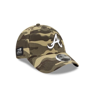 Sapca New Era Atlanta Braves MLB Armed Forces Weekend Stretch Snap 9FORTY Adjustable - Verzi